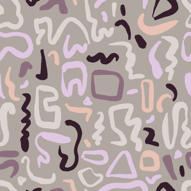 Kissen Wild Brush Strokes 1