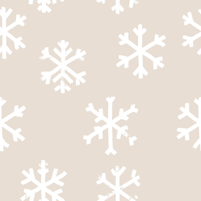 Kissen Snowflakes Pattern