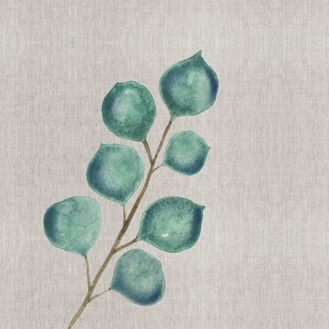 Textilposter Foliage Eucalyptus Painting