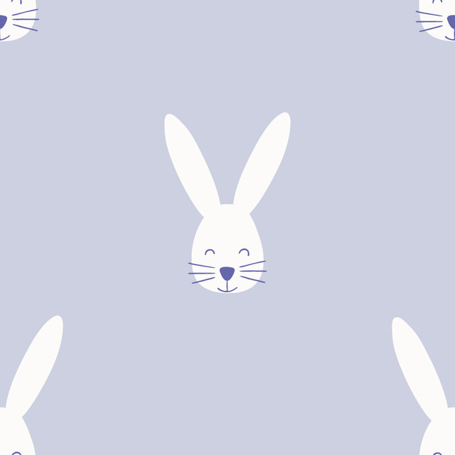 Raffrollo Happy Bunny Lavender