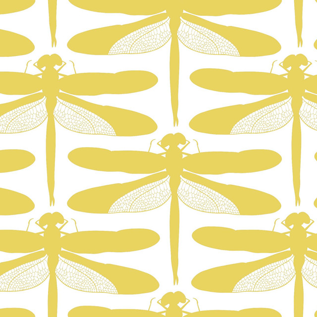Kissen Dragonfly Yellow