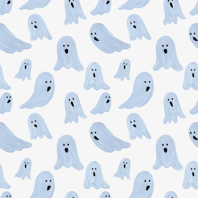 Bankauflage Halloween Boo Pattern