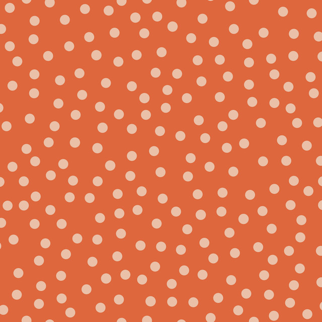 Textilposter HAPPY Dots tomato