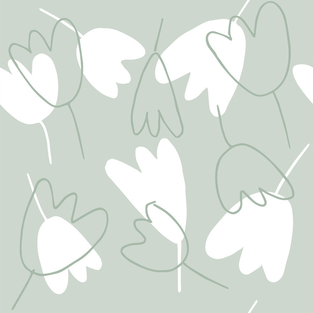 Bettwäsche Tulpen Grün