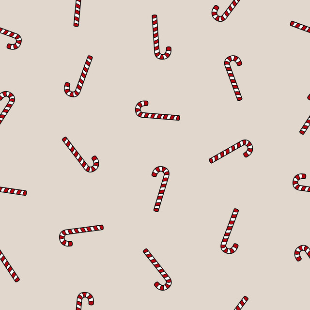 Kissen Christmas Candy Canes