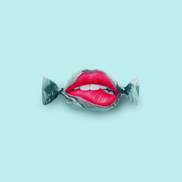 Kissen Candy Lips