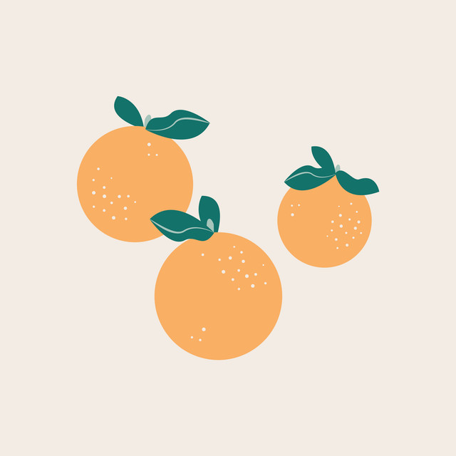 Kissen Juicy Summer Oranges