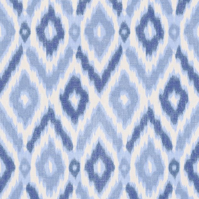 Meterware Diamonds Ikat Darkblue