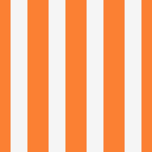 Meterware Bold Stripes sunrise orange