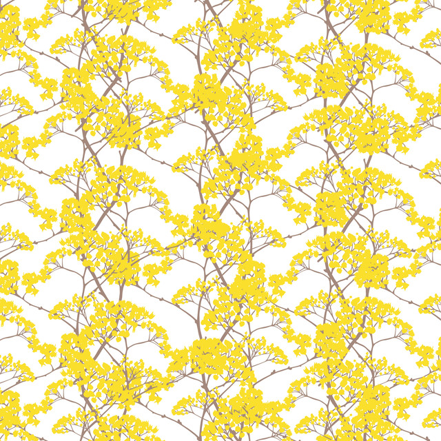 Bankauflage Branches Yellow