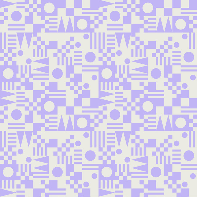 Tischläufer Squares & Dots lila