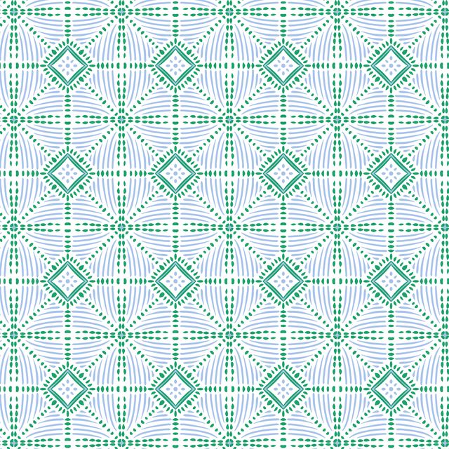 Servietten Summer tile - green