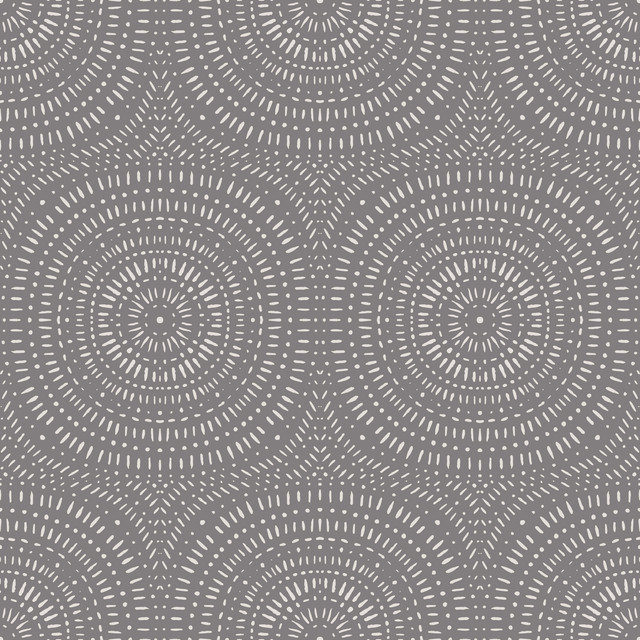 Kissen Circles Braun