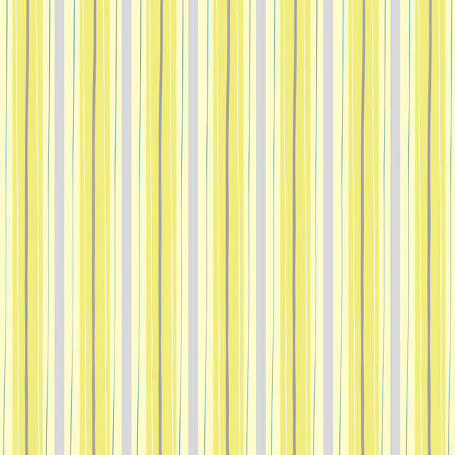 Kissen Gestreift 03 Gelb Grau