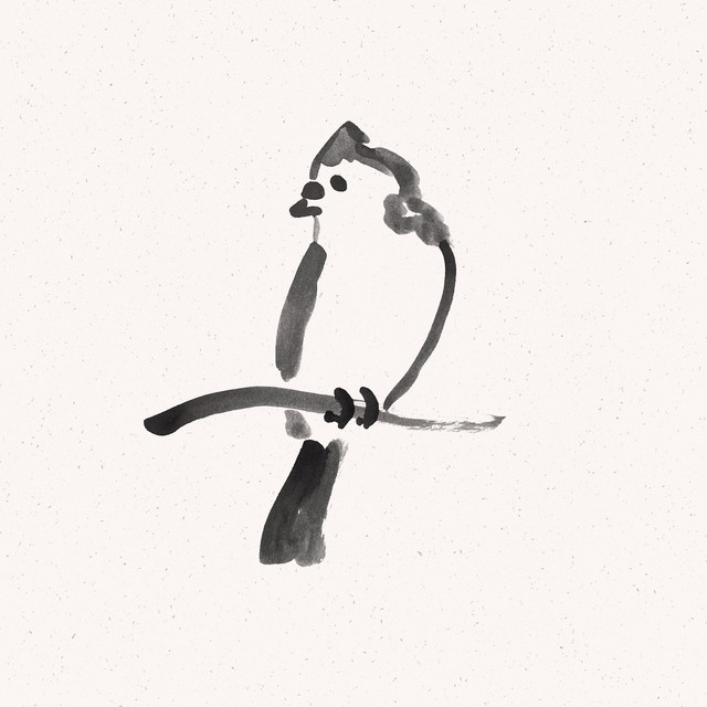 Kissen Watercolor Bird