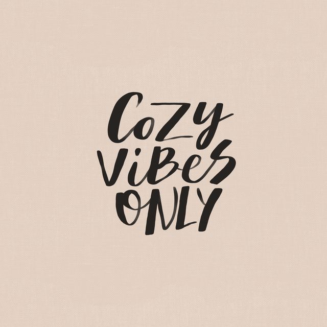 Kissen Cozy Vibes Only