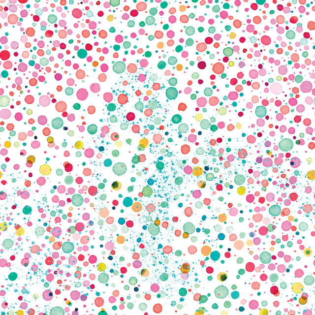 Kissen Festive Watercolor Dots