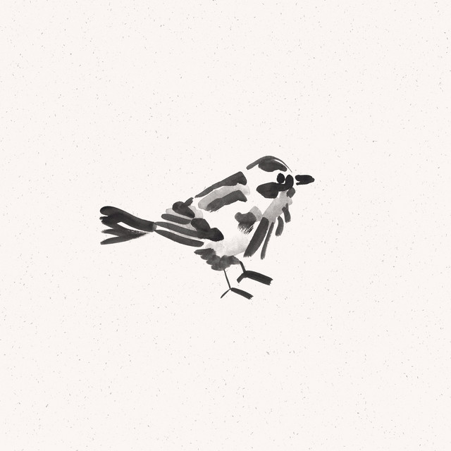 Servietten Watercolor Bird