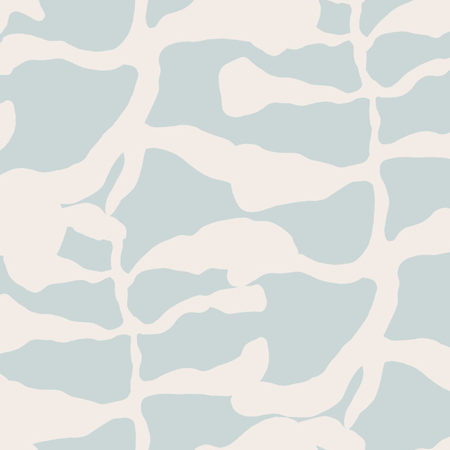 Tischläufer Shaky Leaf Tendril blue-gray