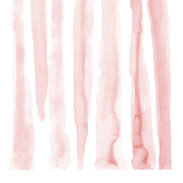 Kissen Soft Pink Watercolor Strokes