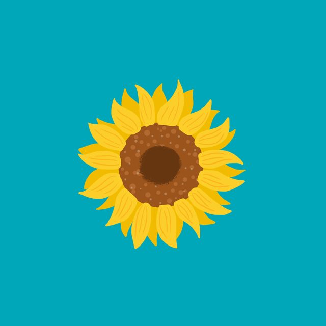 Textilposter Sonnenblume