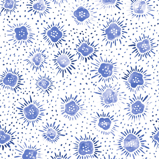 Bettwäsche Blue Star Flowers