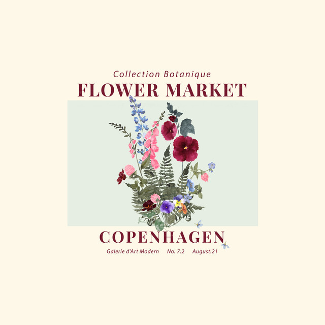 Tischset Flower Market Copenhagen