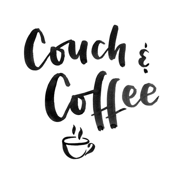 Textilposter Couch & Coffee