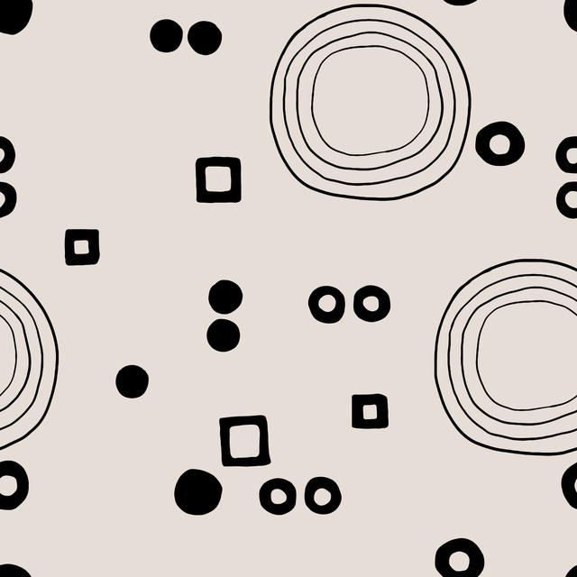 Tischset Lines and Circles