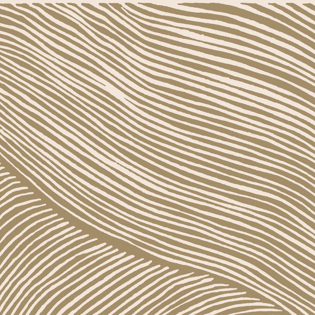 Tischläufer Ochre Linocut Stripes