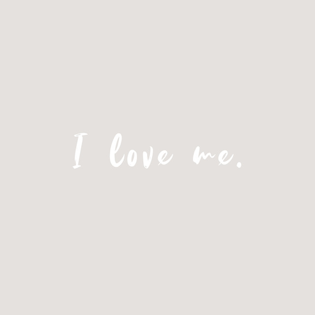 Tischset I Love Me beige