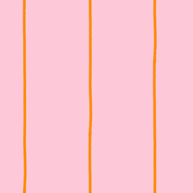 Bodenkissen Streifen Pink Orange
