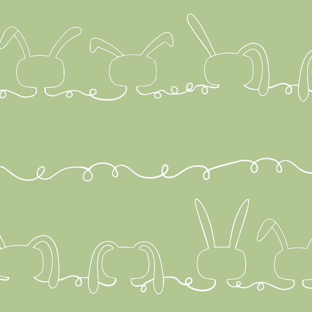 Tischset Rabbit On The Line