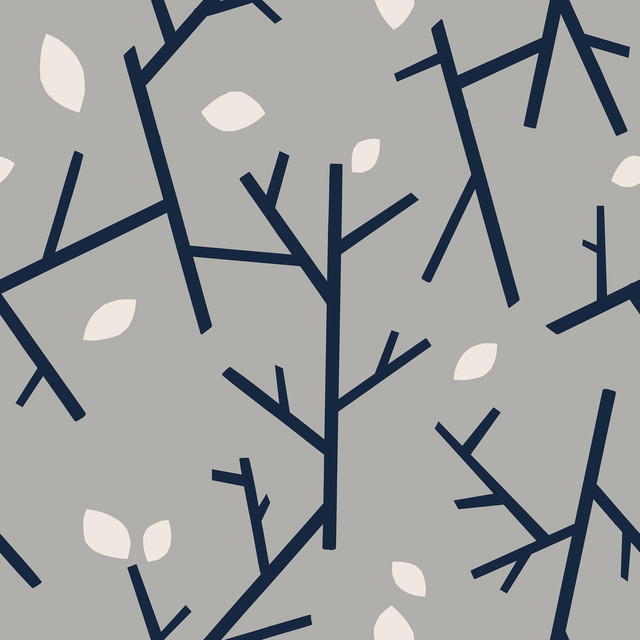 Raffrollo Abstract Leaves 7