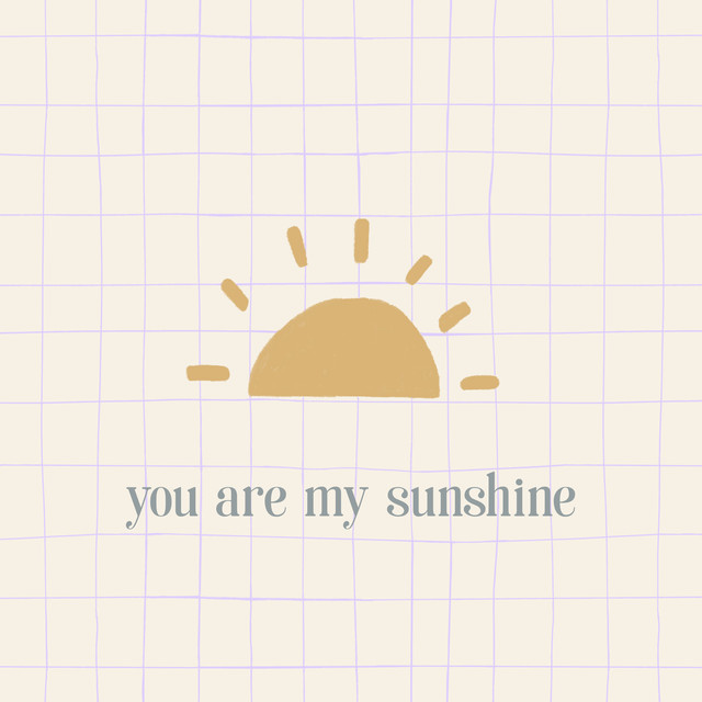 Textilposter You are my sunshine