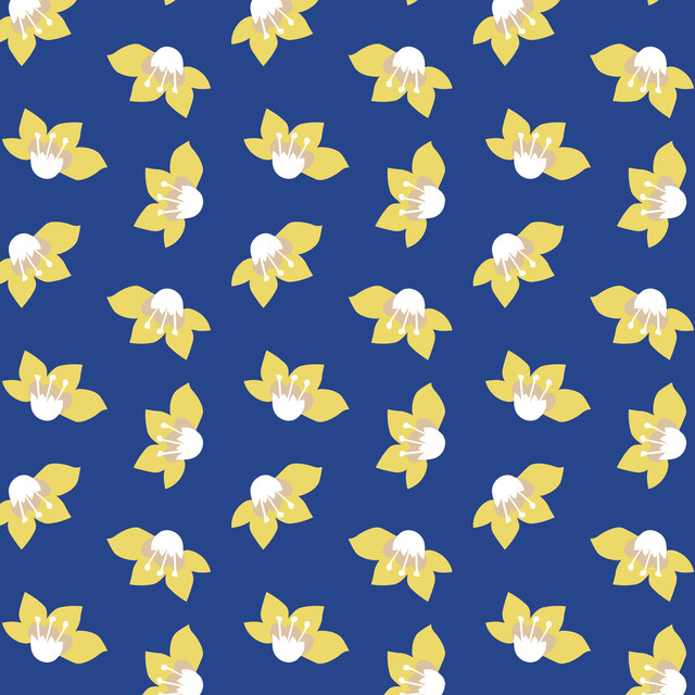 Tischläufer Muster Gelbe Blume