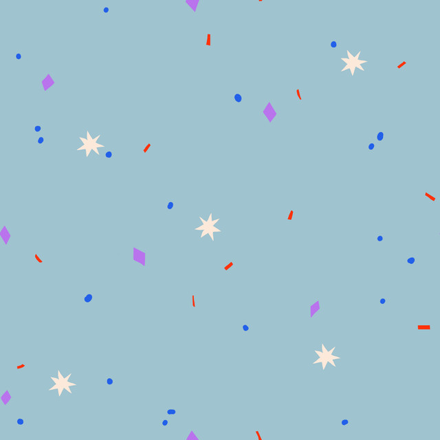 Textilposter Sparkle Confetti