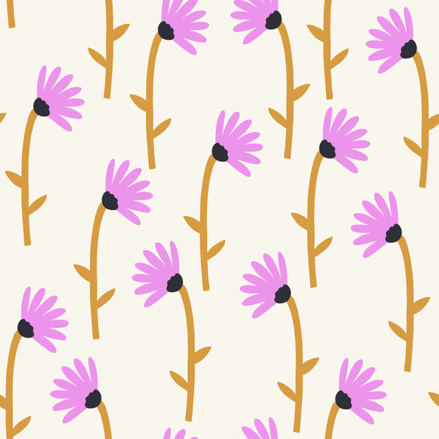 Kissen Fuchsia daisies
