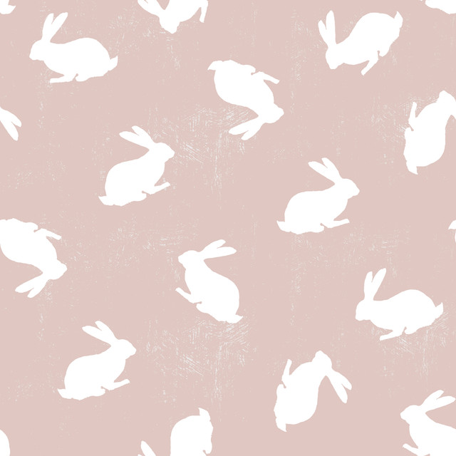 Meterware Osterhase Minimal Rosé