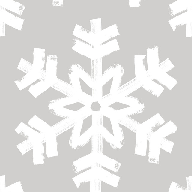 Flächenvorhang Winterzauber Schneekristall 2