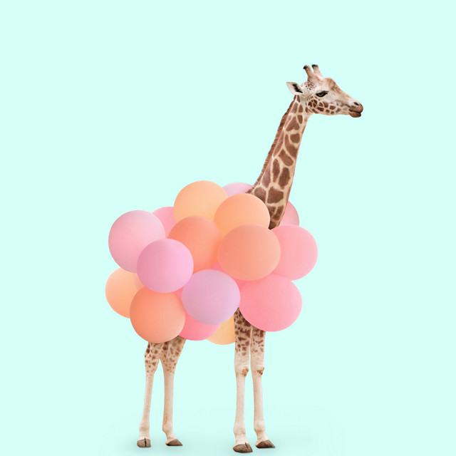 Kissen Party Giraffe