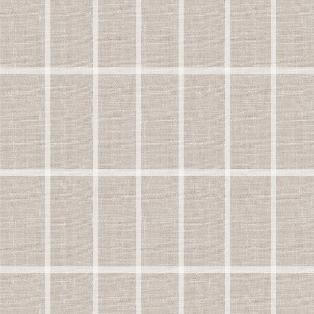 Kissen Großes Karo Beige