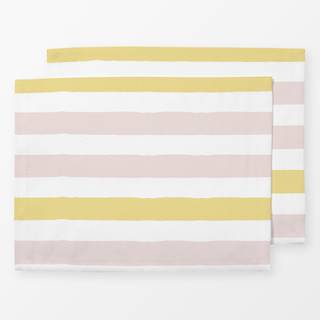 Tischset Beachy Stripes pink lemonade