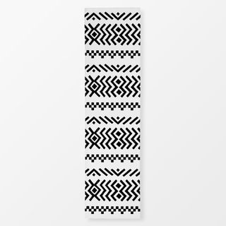 Tischläufer Marokko Lines Black & White