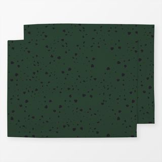 Tischset Dots grün zoom