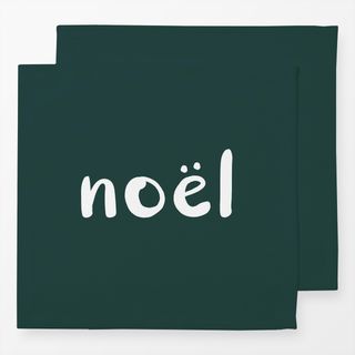 Servietten Noel fir green