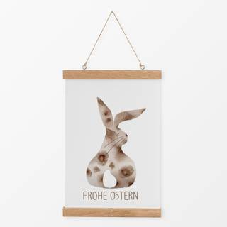 Textilposter Hase