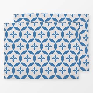 Tischset Blockprint Indigo Blau