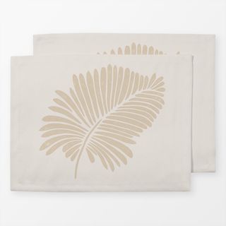 Tischset Palm Leaf beige