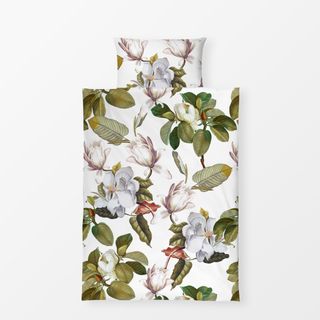 Bettwäsche Vintage Magnolien Blüten